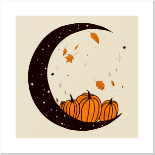 Autumn's Moon Posters and Art